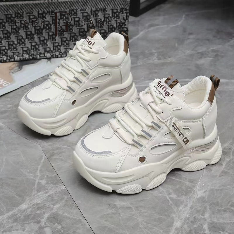 Damen Sportliche Sneakers mit luftiger Mesh-Oberfläche und robuster Sohle Drune