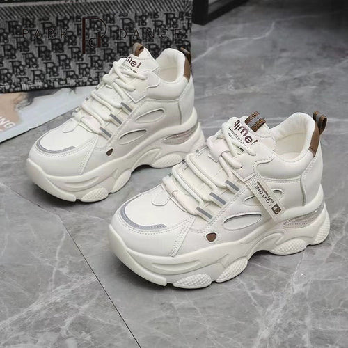 Damen Sportliche Sneakers mit luftiger Mesh-Oberfläche und robuster Sohle Drune