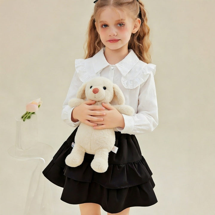 Mädchen Bluse mit Rüschenkragen Drune