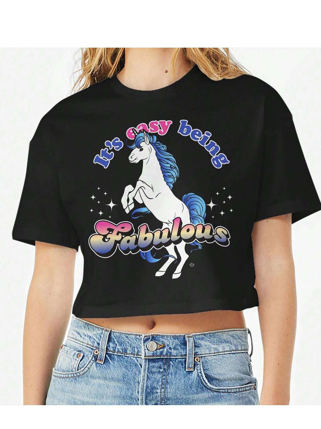 Damen Kurzarm T-Shirt mit auffälligem Motorrad-Design Drune