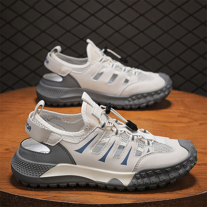 Herren Outdoor-Sandalen mit atmungsaktiven Mesh-Einsätzen und rutschfester Sohle Drune