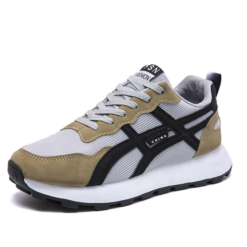 Unisex Retro-inspirierte leichte Laufschuhe mit atmungsaktivem Mesh und profilierter Laufsohle Drune