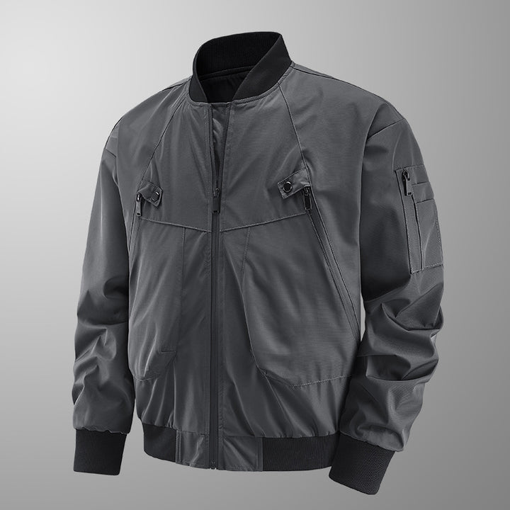Herren Modische Bomberjacke mit praktischen Taschen