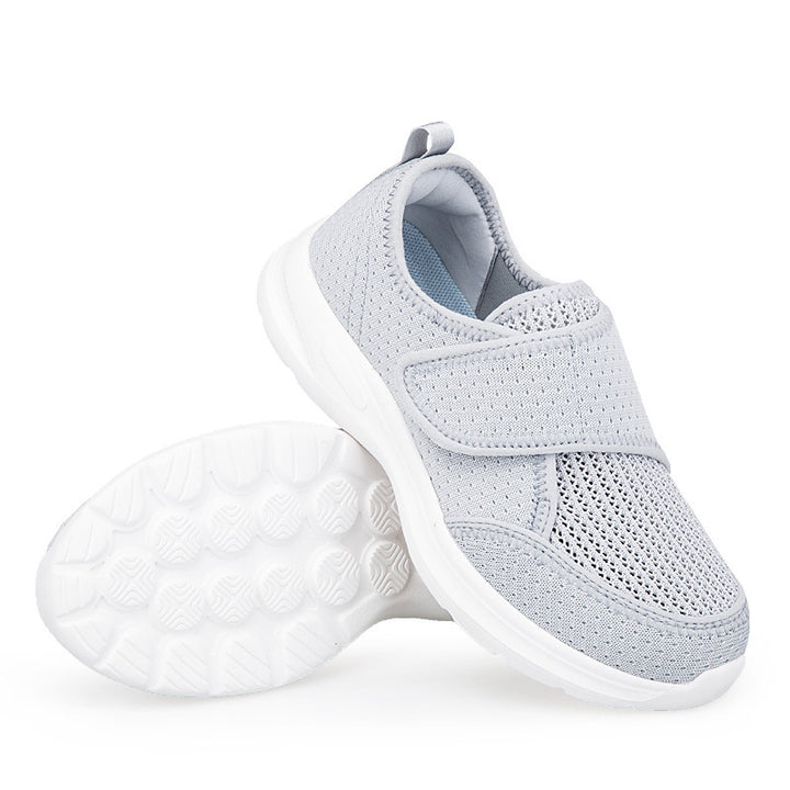 Unisex nan atmungsaktive Komfort-Halbschuh mit Klettverschluss und ergonomischer Dämpfung Drune