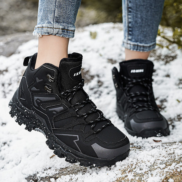 Damen Mid-Cut Trekkingboots mit wasserabweisendem Mesh und griffiger Trail-Profilsohle Drune