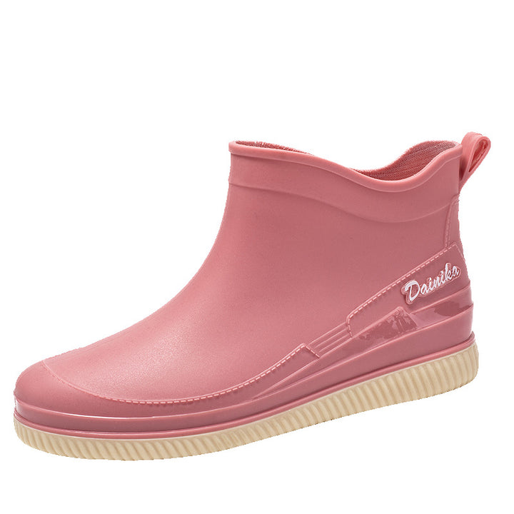 Damen Wasserdichte Kurzschaft-Gummistiefelette mit stoßdämpfender EVA-Sohle Drune