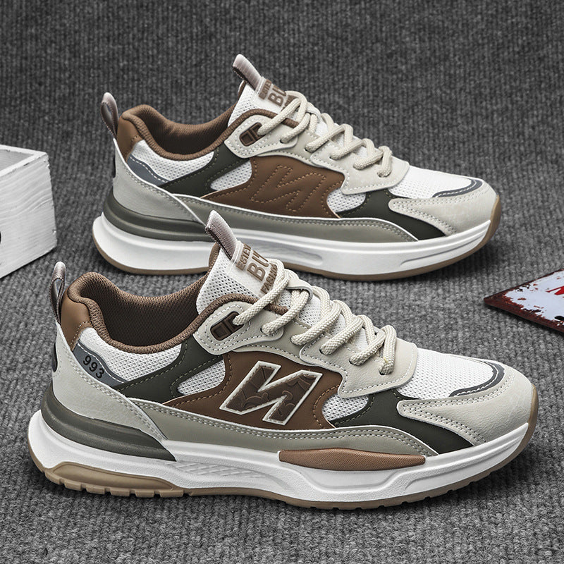 Herren Dämpfender Chunky-Laufschuh mit Mesh-Außenschicht und Komfortgedächtnis-Sohle Drune