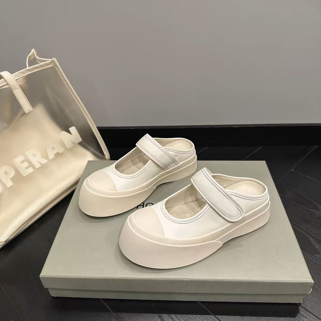 Damen Komfortable Slip-On Sneakers mit elastischem Riemen Drune