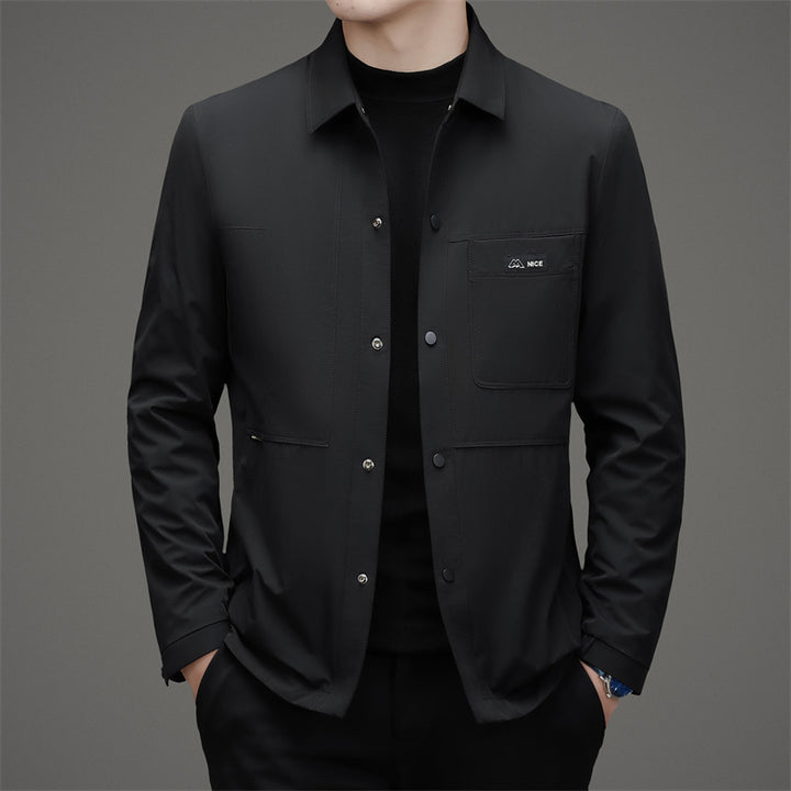 Herren leichte Utility-Jacke mit praktischen Taschen und funktionalem Design Drune