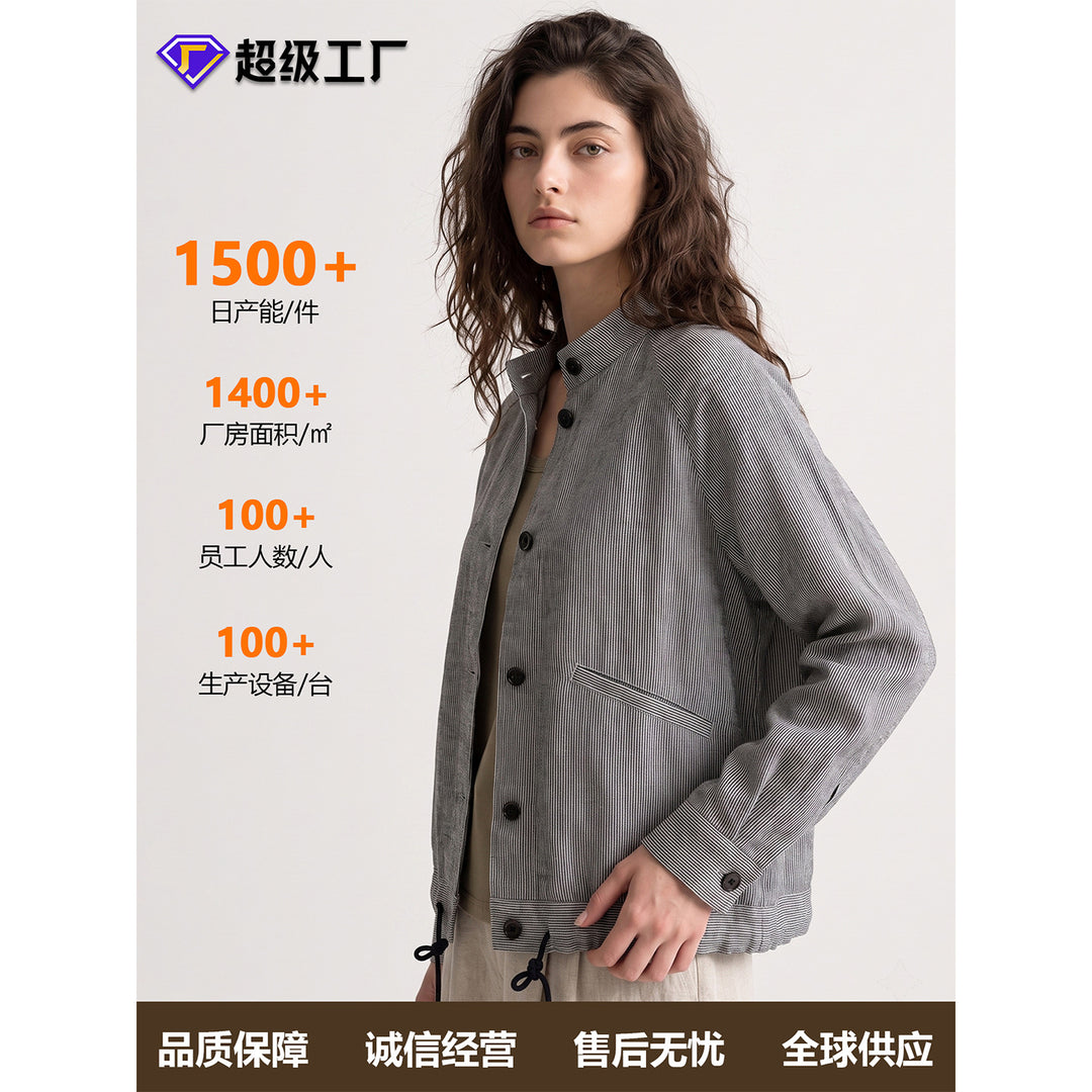 Damen Leichte und luftige Jacke Drune