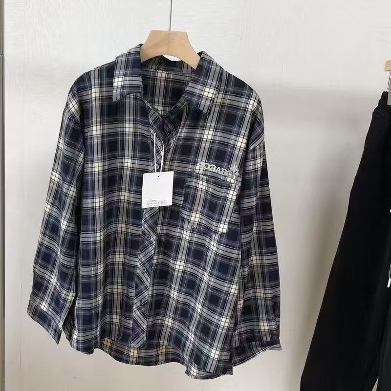 Herren lässige Karobluse mit praktischer Brusttasche und modernem Schnitt Drune