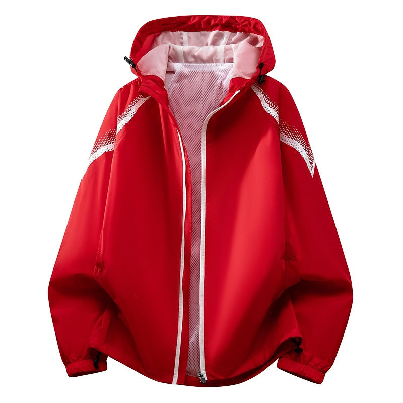 Herren Leichte Funktionsjacke mit Kapuze Drune