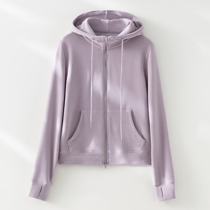 Damen weite Lounge-Hose mit elastischem Bund und Eingrifftaschen Drune