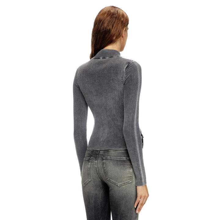 Damen Strickjacke mit denim-inspirierten Taschen und modernem Schnitt Drune