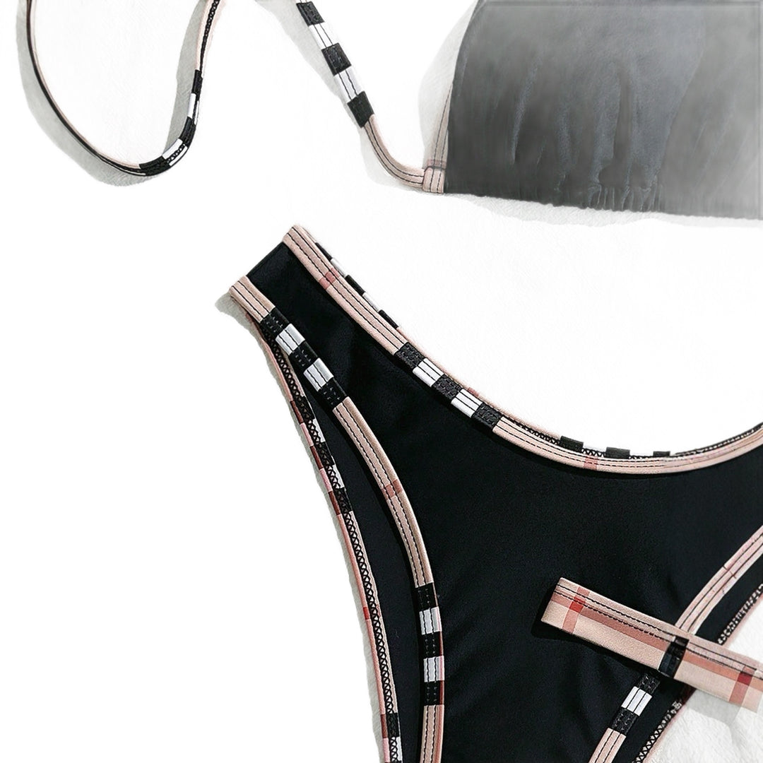 Damen Triangel-Bikini mit Struktur und modischen Akzenten Drune