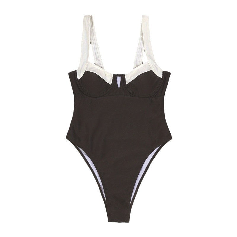 Damen Einteiler Badeanzug mit hochwertigem Push-Up-Design Drune