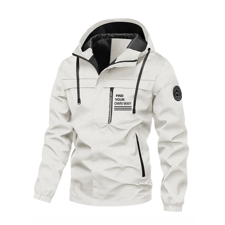 Herren Funktionsjacke mit hohem Kragen Drune
