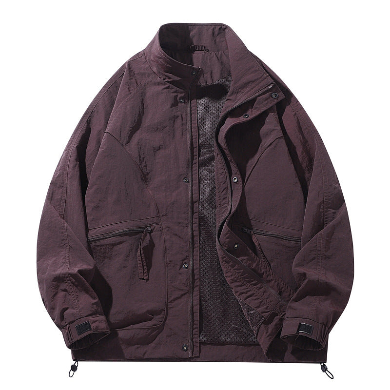 Herren Leichte Übergangsjacke mit vielseitigen Taschen Drune