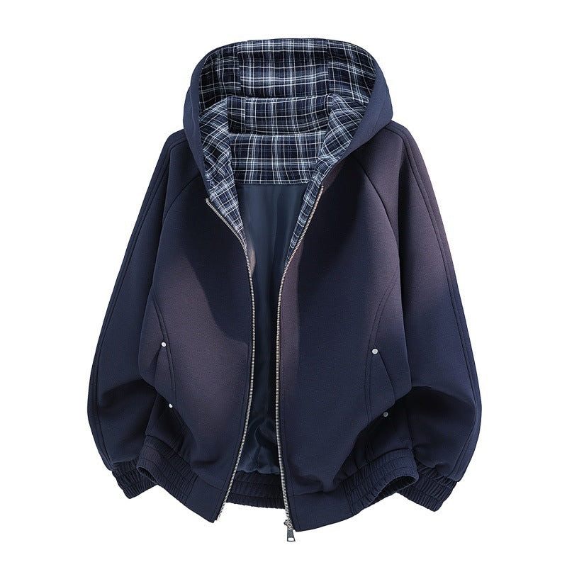 Damen Stylische Kapuzenjacke Drune