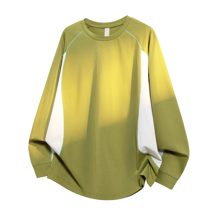 Damen Oversize-Langarmshirt mit Raglanärmeln, atmungsaktiven Seiteneinsätzen und Rundhalsausschnitt Drune