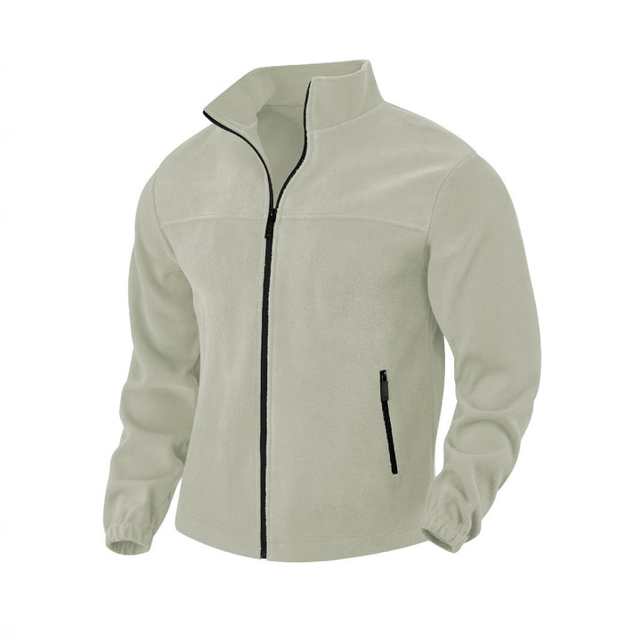 Herren Fleecejacke mit hohem Kragen Drune