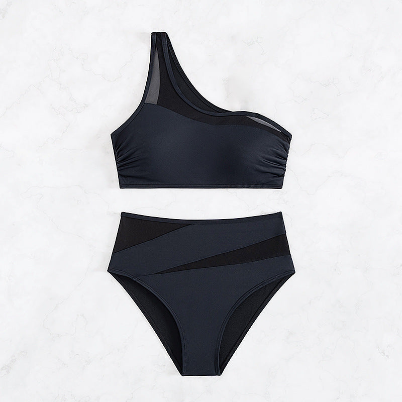 Damen Einseitiger Bikini mit sportlichem Design Drune