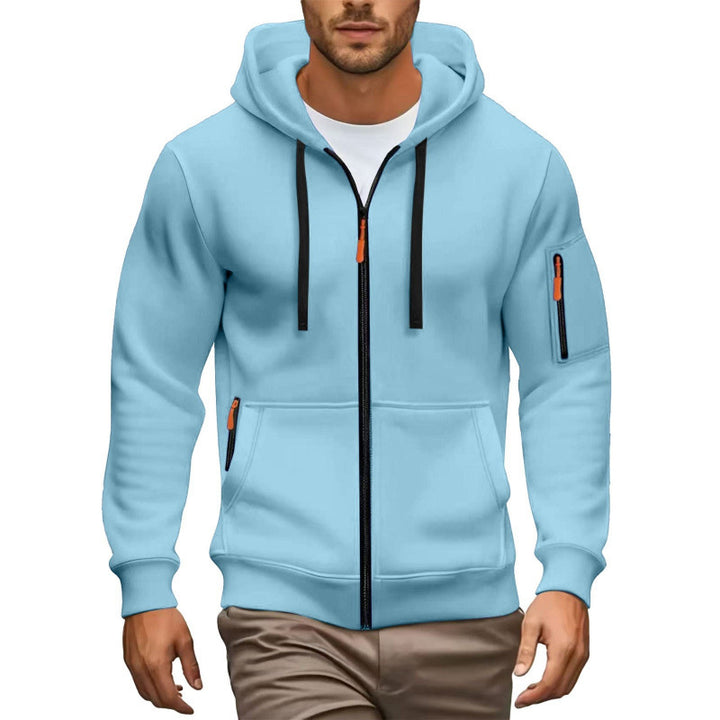 Herren Hochwertiger Zip-Hoodie Drune