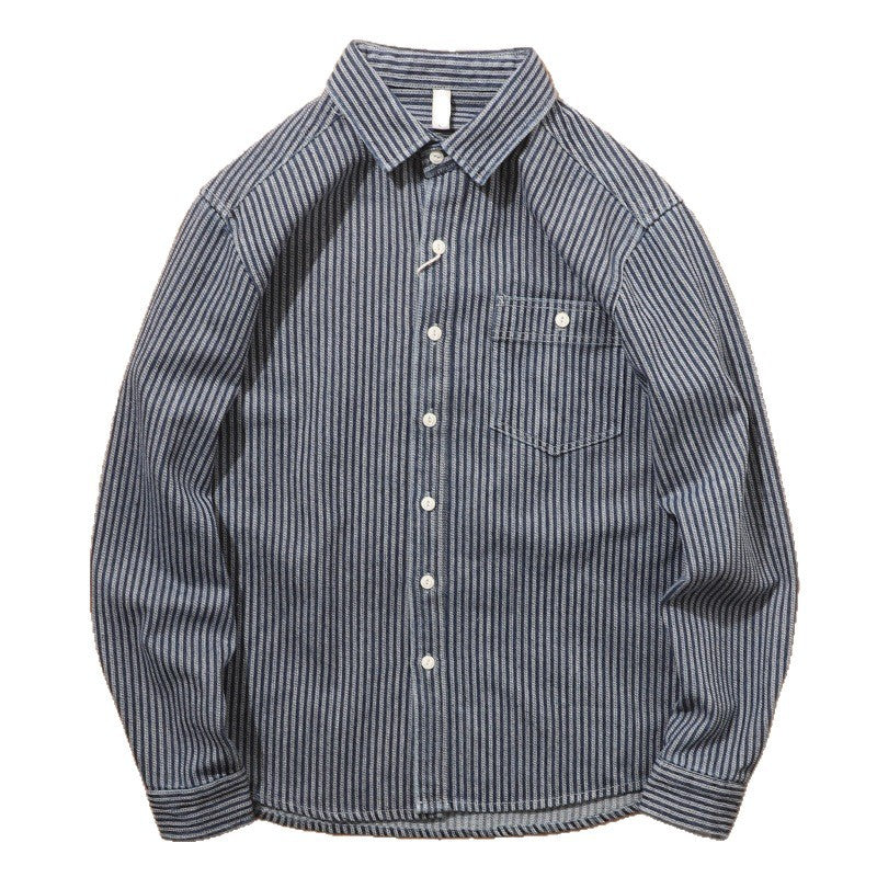 Herren Karo-Hemdjacke aus weichem Baumwollmix Drune