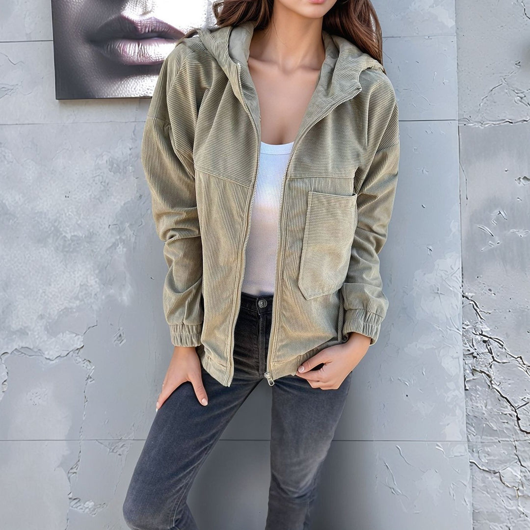 Damen Freizeitjacke aus feinem Cord Drune