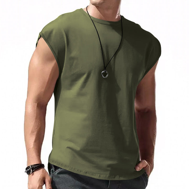 Herren modernes Oversize T-Shirt mit kurzem Ärmel Drune