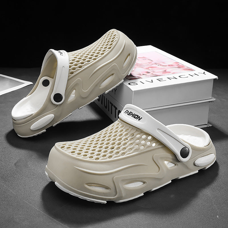 Herren Atmungsaktive Clogs mit verstellbarem Riemen Drune