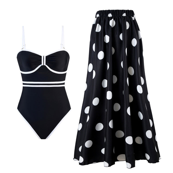 Damen Badeanzug mit elegantem Rock Drune