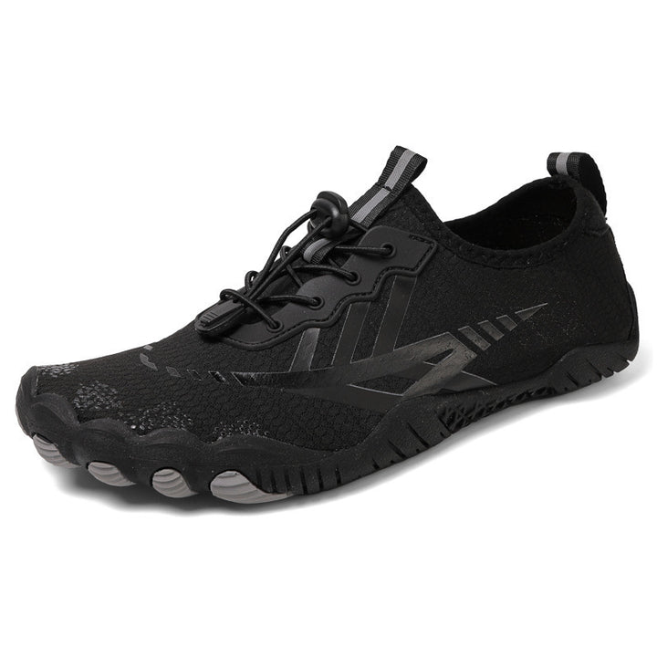 Unisex nan ultraleichte Aquaschuhe mit zehennahem Flexprofil, rutschfester Gummilaufsohle und Schnellzugverschluss Drune