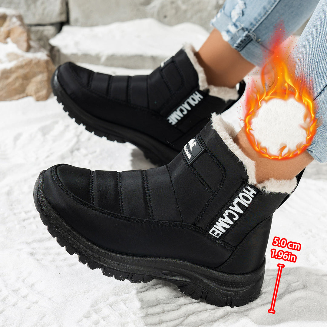 Damen Winterstiefel mit warmem Futter Drune