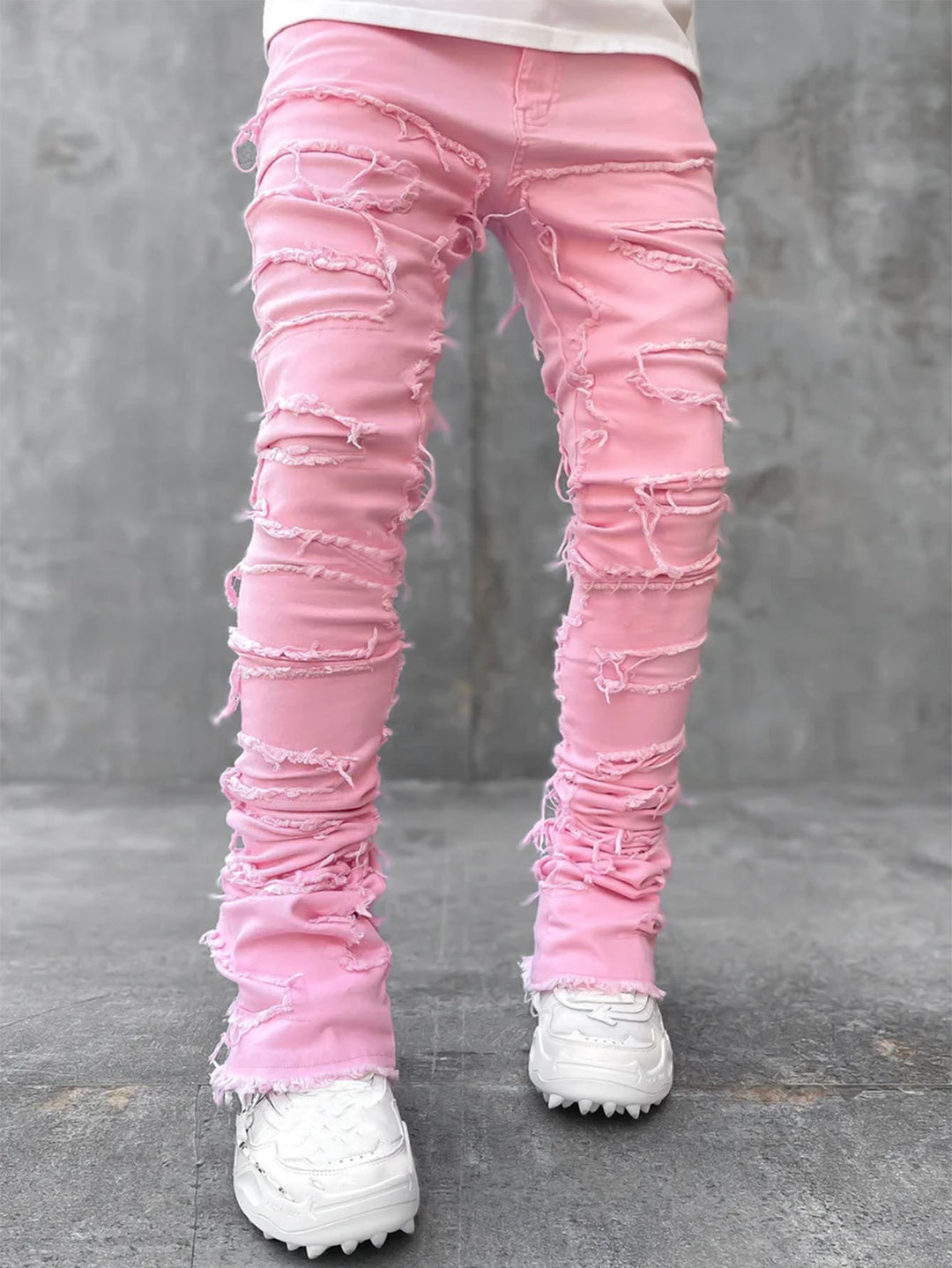 Herren modische Zerrissene Skinny Jeans im lässigen Street-Style Drune