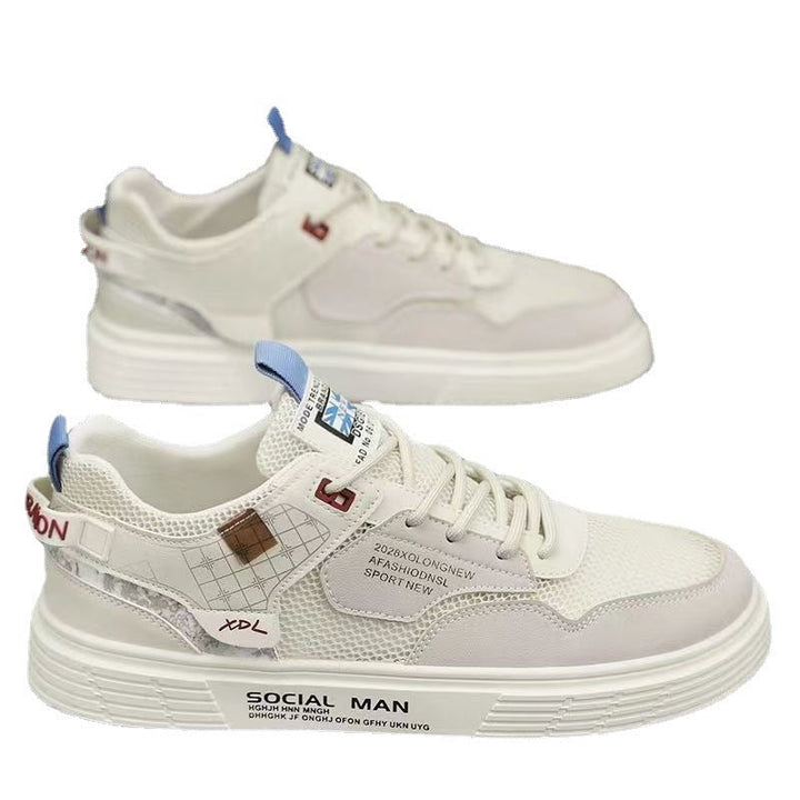 Damen Sportliche Freizeitsneakers mit atmungsaktivem Obermaterial und stoßdämpfender Sohle Drune