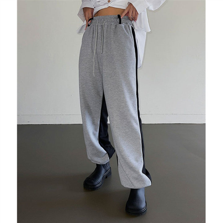 Damen sportliche Freizeithose mit seitlichen Farbdetails Drune