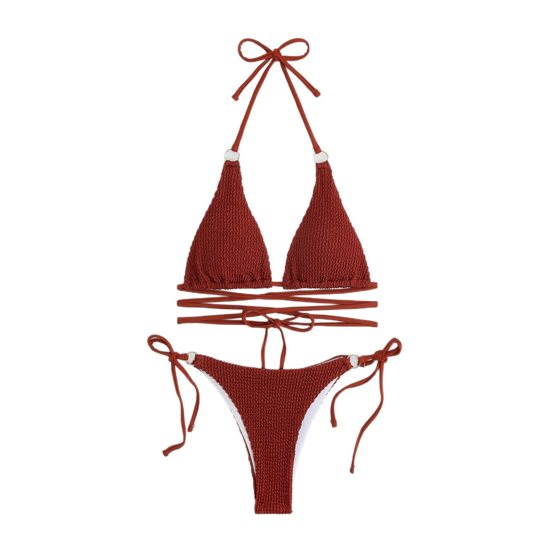 Damen Triangel-Bikini-Set mit verstellbaren Trägern Drune