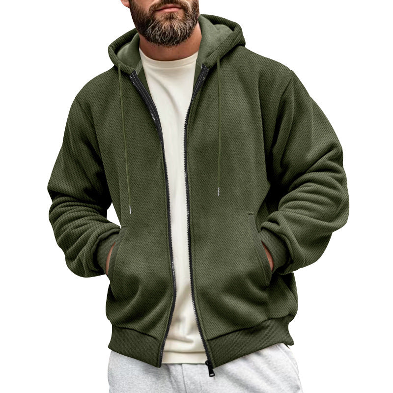 Herren Sportliche Kapuzenjacke mit atmungsaktivem Material und praktischem Reißverschluss Drune