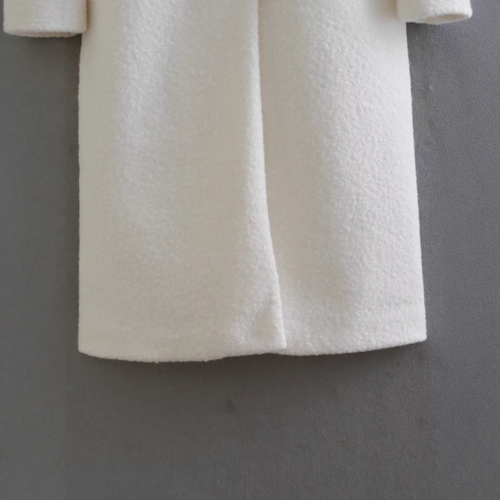 Damen oversize Wollmantel Drune