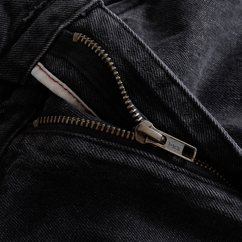 Herren Slim-Fit Jeans im Used-Look mit modernem Schnitt und elastischem Bund Drune