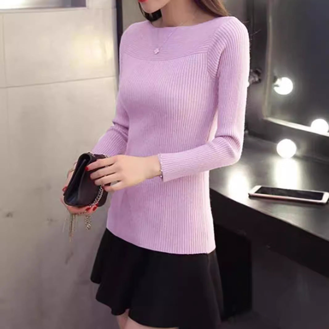 Damen Langärmliges, elegantes Strickoberteil Drune