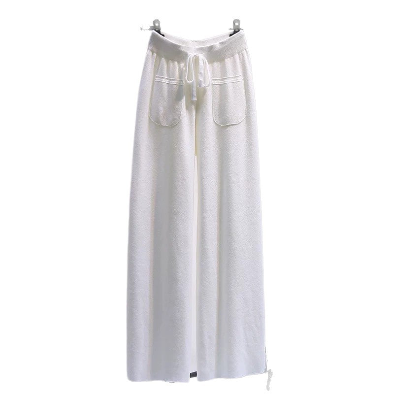 Damen Weite Jersey-Hose mit elastischem Bund und praktischen Taschen Drune