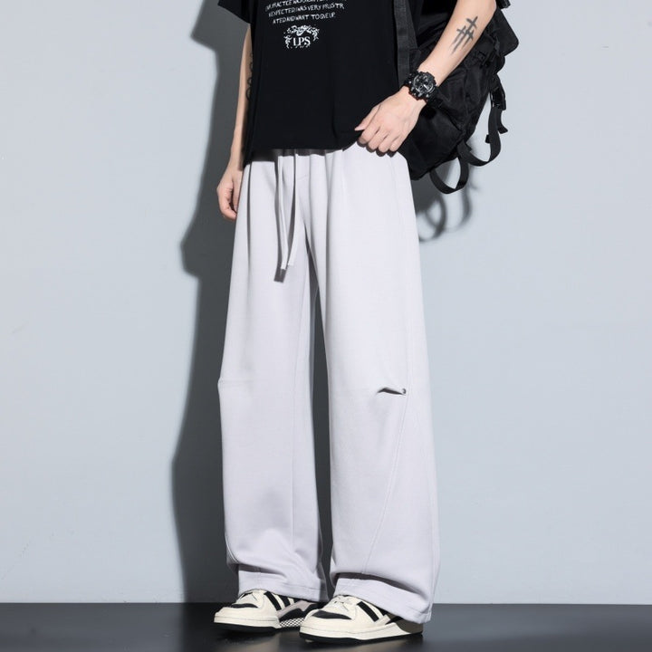 Damen Weite Lagen-Loungehose mit Cargo-Details & elastischem Tunnelzug Drune