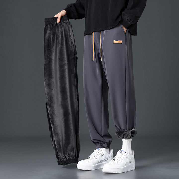 Herren Sportliche Freizeithose mit Fleece-Innenfutter