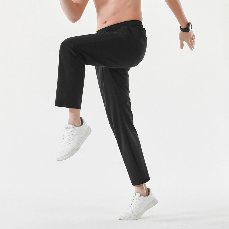 Herren Relaxed-Performance-Freizeithose mit elastischem Tunnelzug, schnell trocknendem Stretch & geradem Bein Drune