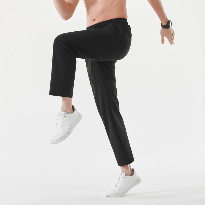 Herren Relaxed-Performance-Freizeithose mit elastischem Tunnelzug, schnell trocknendem Stretch & geradem Bein Drune