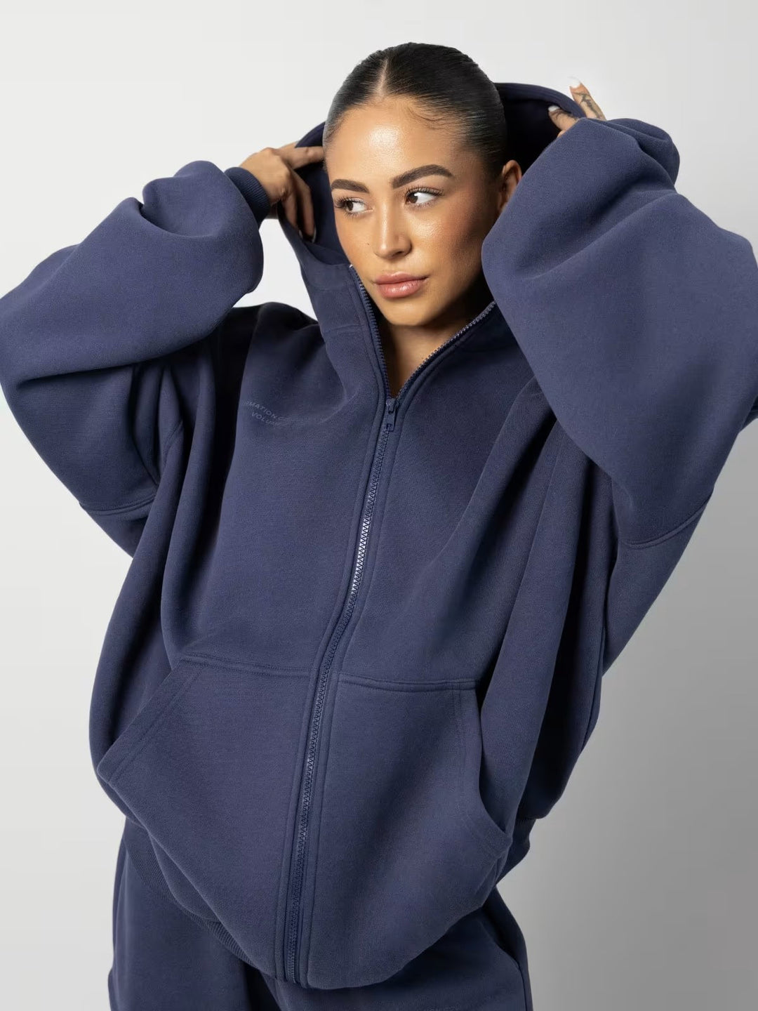 Damen Lässiges Kapuzenpullover und Jogginghose Set Drune