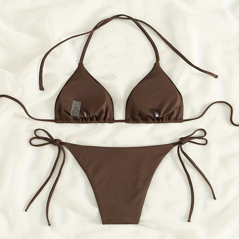 Damen Triangel-Bikini mit verstellbarem Halter und schmeichelndem Schnitt Drune
