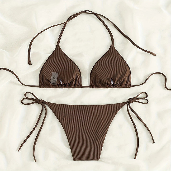 Damen Triangel-Bikini mit verstellbarem Halter und schmeichelndem Schnitt Drune